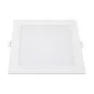 Mini panneau carré mince rétroéclairé LED - 18W - 6000K - 225x225mm - Blanc