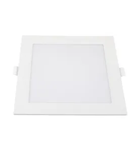 Mini panneau LED carré mince - 24W - 2700K - 300x300 mm - Blanc