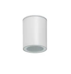 Plafonnier LED Saillie Rond ⌀70mm 1xGU10 Étanche IP65 Blanc