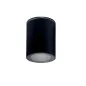 Plafonnier LED Saillie Rond ⌀70mm 1xGU10 Étanche IP65 Noir