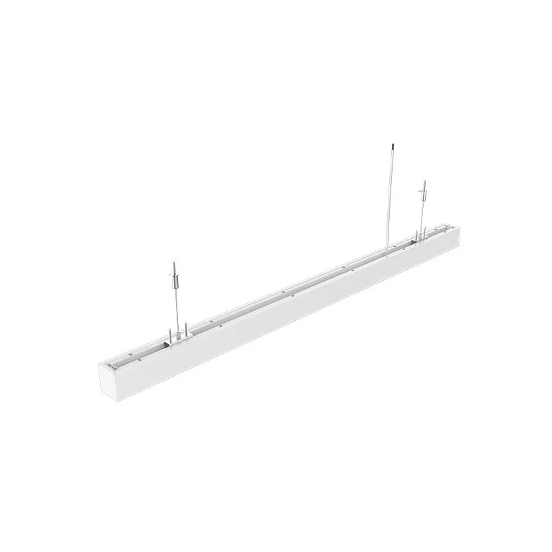 Luminaire Suspendu Linéaire LED 40W 4400lm Blanc du Jour - Blanc 1200x57x60mm