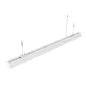 Luminaire Suspendu Linéaire LED 40W 4400lm Blanc du Jour - Blanc 1200x57x60mm