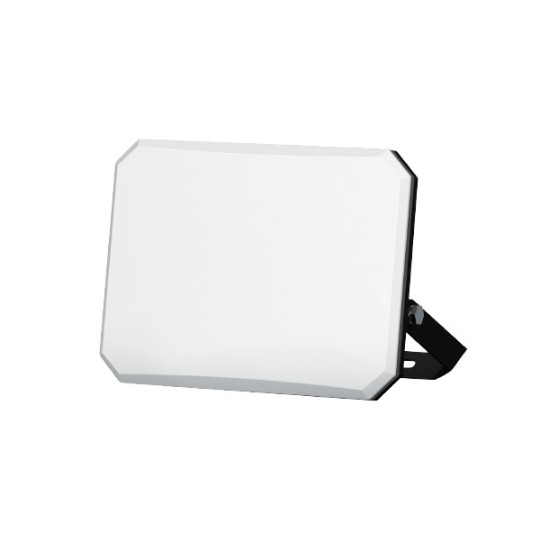 Projecteur LED à lentille laiteuse IP65 - 4000lm - 4000K Blanc Naturel - 50W - 180x139x37.5mm - Blanc