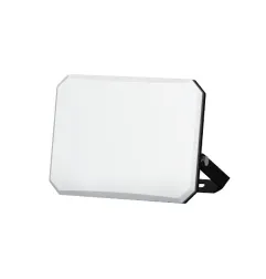 Projecteur LED à lentille laiteuse IP65 - 4000lm - 4000K Blanc Naturel - 50W - 180x139x37.5mm - Blanc