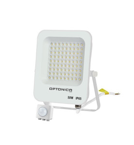 Lot de 5 Projecteurs LED avec Detecteur Blanc 50W Étanche IP65 4700lm Blanc du Jour 6000K