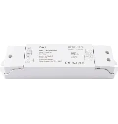 DALI LED DIMMER DA1 15A*1CH - Variateur LED - Plastique Blanc - 24V DC - 175x45x27mm