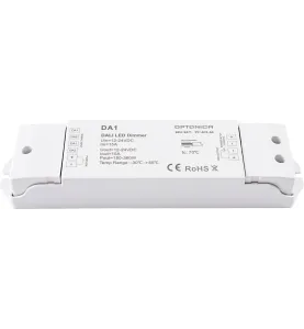 DALI LED DIMMER DA1 15A*1CH - Variateur LED - Plastique Blanc - 24V DC - 175x45x27mm