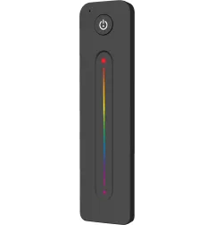 LED RGB Controller - Contrôleur LED RGB Multicolore - Plastique Noir - 36x139x11mm - IP20 - Dimmable