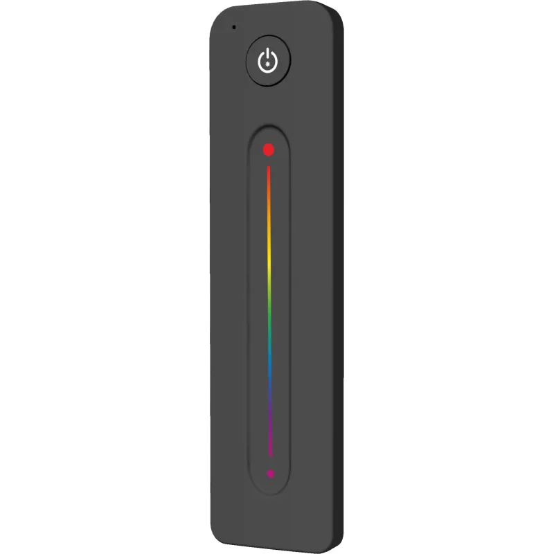 LED RGB Controller - Contrôleur LED RGB Multicolore - Plastique Noir - 36x139x11mm - IP20 - Dimmable