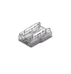 Bande de connecteur à 2 broches pour fil pour COB/SMD de 8 mm - Transparent - Plastique - CE & ROHS