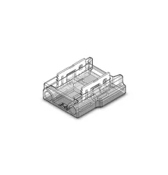 Bande de connecteur à 2 broches pour fil pour COB/SMD de 10 mm - Transparent - Plastique - CE & ROHS