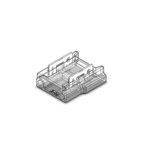 Bande de connecteur à 2 broches pour fil pour COB/SMD de 10 mm - Transparent - Plastique - CE & ROHS