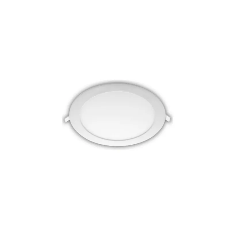 Plafonnier LED Encastrable Extra-Plat 6W 540lm 120° IP20 Ø120mm Blanc - Blanc du jour  6000K