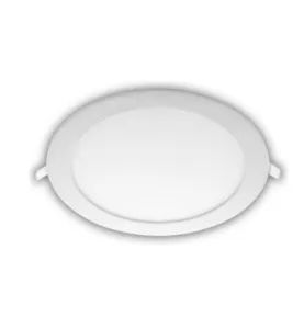 Plafonnier LED Encastrable Extra-Plat 6W 540lm 120° IP20 Ø120mm Blanc - Blanc du jour  6000K