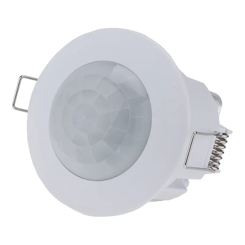 LED PIR Motion Sensor White - Détecteur de mouvement 360° - Plastique+Aluminium - Blanc - 76x58mm