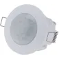 LED PIR Motion Sensor White - Détecteur de mouvement 360° - Plastique+Aluminium - Blanc - 76x58mm