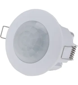 LED PIR Motion Sensor White - Détecteur de mouvement 360° - Plastique+Aluminium - Blanc - 76x58mm