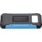 Power Bank 10000mAh 3.7V Solaire:1.2W Noir+LED Bleue:2W - 159mm x 78mm x 19.5mm - IP20 - CE & ROHS