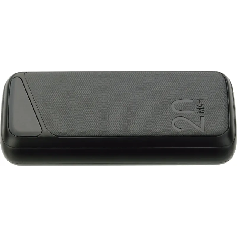 POWER BANK 20000mAh 3.7V NOIR MICRO/TYPE-C MAX-SORTIE:DC22.5W - Batterie externe haute capacité 20000mAh