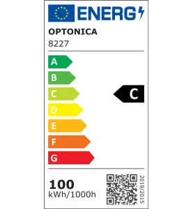 LED UFO High Bay LUMILEDS-Chip - 100W - 15000lm - 6000K Blanc du Jour - 265x147mm