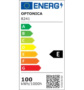 Baie haute LED OVNI - 100W - 10000lm - Blanc du Jour 6000K - 270mm x 91.1mm - Aluminium - IP65