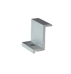 Pince d'extrémité de corps pour solaire 30 mm - Aluminium argent