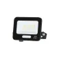 Projecteur LED SMD 20W 1800lm IP65 Blanc du Jour 6000K 120x112.5x27.5mm - Corps Noir Câble 15cm