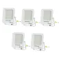 Lot de 5 Projecteurs LED 50W Blanc Étanche IP65 4500lm 250W Blanc du Jour 6000K