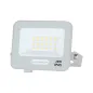 Projecteur LED SMD Corps Blanc IP65 20W 1800lm Blanc Naturel 4000K 120° 120x112.5x27.5mm