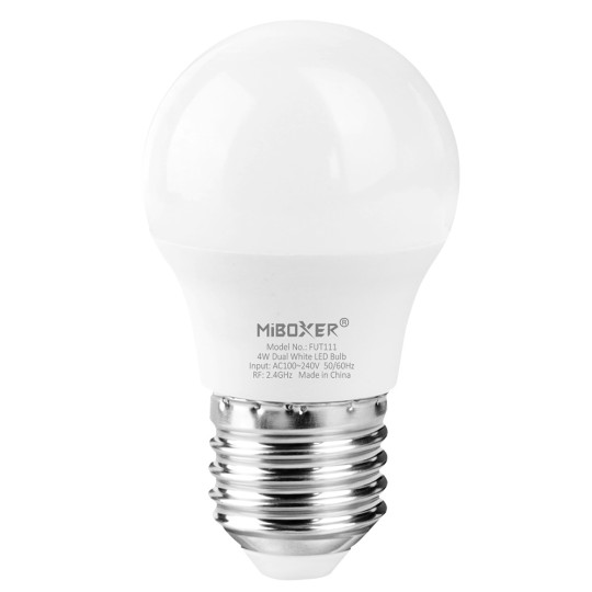 Ampoule LED 4W E27 360lm Dual Blanc 2.4Ghz 220° - CCT 2700K~6500K