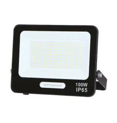 Projecteur LED SMD 100W - 9000lm - Blanc Naturel 4000K - IP65 - 242x212x33.5mm - Noir