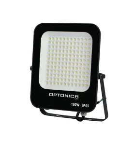 Lot de 10 Projecteurs LED 100W Noir Étanche IP65 9000lm 477W Blanc du Jour 6000K