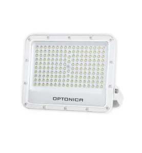 Projecteur LED SMD Corps Blanc IP65 - 100W - 10000lm - Blanc du Jour 6000K - 260 x 225 x 34mm