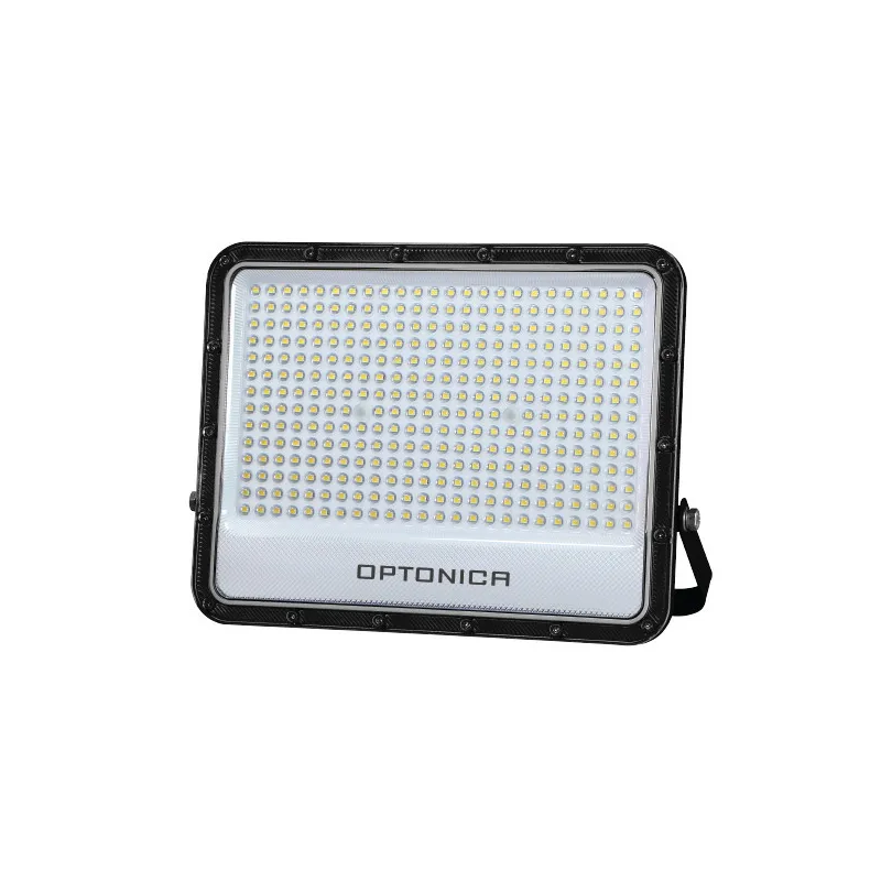 Projecteur LED SMD Corps Noir IP65 - 200W - 28000lm - 6000K Blanc du Jour - 345x291x38mm