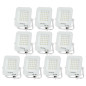 Lot de 10 Projecteurs LED 20W Blanc Étanche IP65 1800lm 115W Blanc Naturel 4500K