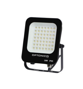 Lot de 10 Projecteurs LED 30W Noir Étanche IP65 2700lm 160W Blanc du Jour 6000K