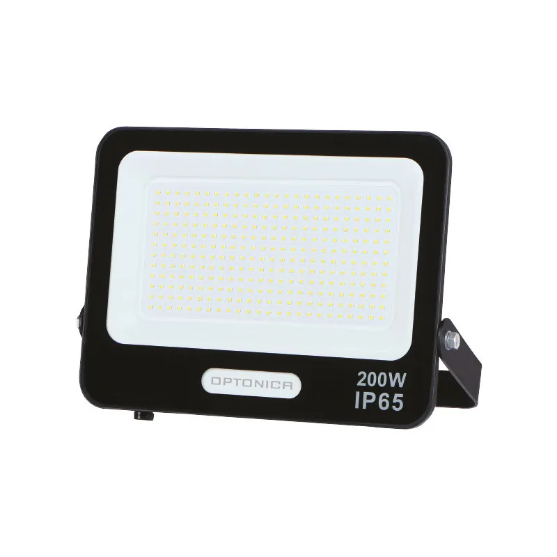 Projecteur LED SMD 300W 27000lm 6000K Blanc du Jour IP65 Angle 120° Noir Dimensions 379x312.5x45mm - Cable 15cm