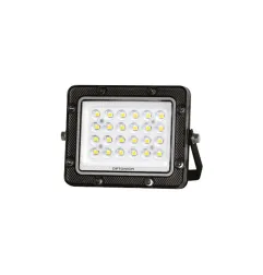 Projecteur LED SMD Corps Noir IP65 - 20W - 2000lm - 6000K Blanc du Jour - 139.6x97.6x23.7mm