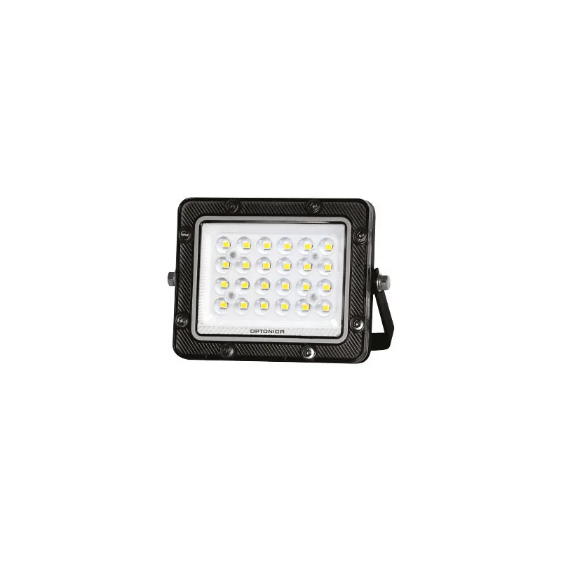 Projecteur LED SMD Corps Noir IP65 - 20W - 2000lm - 6000K Blanc du Jour - 139.6x97.6x23.7mm