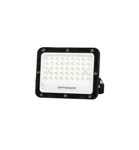 Projecteur LED SMD Corps Noir IP65 - 30W - 3000lm - Blanc Chaud 3000K - 169x140x29mm