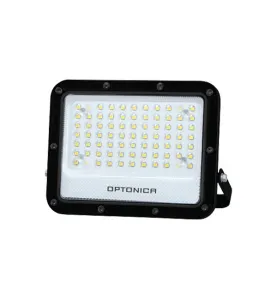 Projecteur LED SMD 50W 5000lm IP65 Corps Noir - Teinte Lumière Blanc Naturel 4000K - Ø167x202x31mm