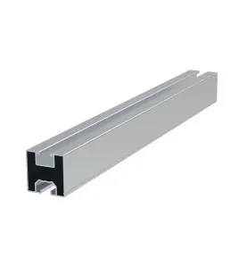 Rail Aluminium Argent R13 2400mm - Profilé Aluminium Anodisé Argent Longueur 2400mm