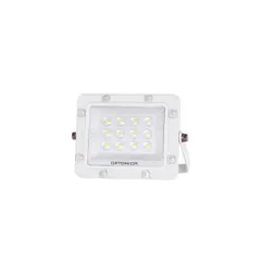 Projecteur LED SMD Corps Blanc IP65 10W 1000lm 6000K Blanc du Jour - 122x89x19.5mm