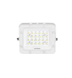 Projecteur LED SMD Corps Blanc IP65 20W - 2000lm 6000K Blanc du Jour - 139,6x97,6x23,7mm