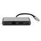 4 in 1 Type-C HUB - Hub USB-C Multifonction en Aluminium Graphite Certifié CE & ROHS