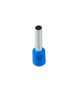 Embouts de câblage pour fil souple section 2,5mm² - Bleu - Collerette isolante - Sachet de 1000 pièces