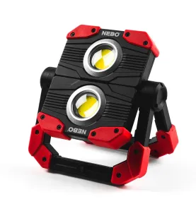 Omni 2K - Lampe de Travail Rechargeable - 2000 Lumens - Éclairage COB - Fonction Danger Rouge