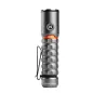 Lampe de Poche Rechargeable Torchy 2K Compacte - 2000 Lumens - Aluminium Noir IP65 - 2,5 x 10,8 cm