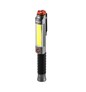 Lampe de Poche Big Larry 3 - COB 200 Lumens - Aluminium Noir - Ø31 mm x 24 mm x 198 mm