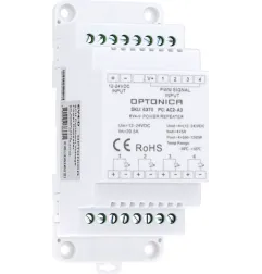 POWER REPEATER EV4-D 12-24VDC 5A*4CH - Répéteur de Signal DC 24V - 20,5A - 110x64x45mm - Blanc